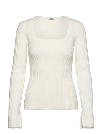 Twist & Tango Corinne Knitted Top - White - L