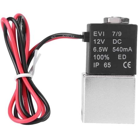 1/4 tommer NPT DC 12V hurtigrespons magnetventil normalt lukket, DC 12V elektrisk magnetventil 2-vejs normalt lukket elektrisk magnetventil luft