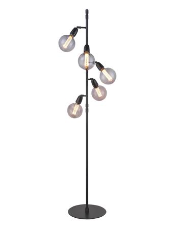 Compass Home Lighting Lamps Floor Lamps Svart Halo Design*Betinget Tilbud