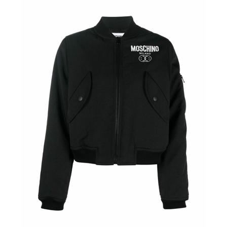 Moschino Bomber Jas , Zwart , Dames , Maat: S