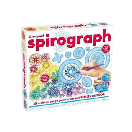 Spirograph - Spirograph Original: Spirograph for Children 8 Years | Tegnesæt til børn | Mandala barn | Junior Spirograf | 30 stykker |