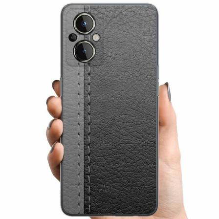 Oneplus Nord N20 5g Tpu Mobilskal Black & Grey Leather