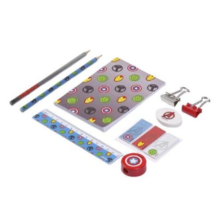 Avengers 12 dele penalhus med indhold iron man hulk