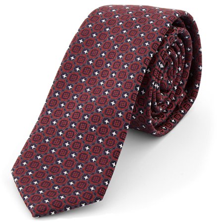 Mahogany Tapestry Tie for Men - Skinny ties
