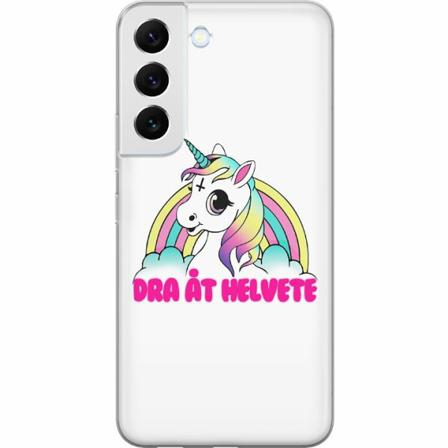 Samsung Galaxy S22 5g Genomskinligt Skal Unicorn - Dra Åt @!#