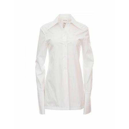 Sportmax - Skjortor - Vit - Dam - Storlek: S, Dam, Storlek: S