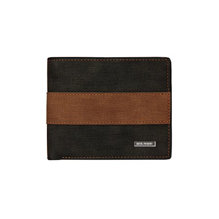 (Sort) Herre-Frosted Tegnebog - Flere Kortpladser - Stor Kapacitet - Ungdomsmode - Retro Herre Tegnebog