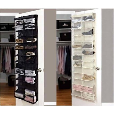 Smart skohylla som hängs på dörrar