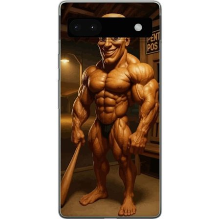 Kompatibelt Mobildeksel til Google Google Pixel 6a Italiensk Brainrot träfigur