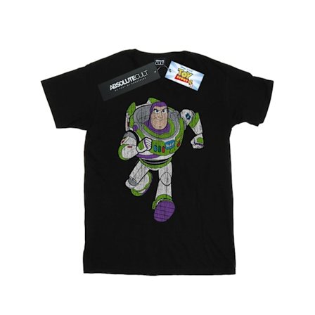 Disney Mens Toy Story 4 Classic Buzz Lightyear T-Shirt 5XL Svart