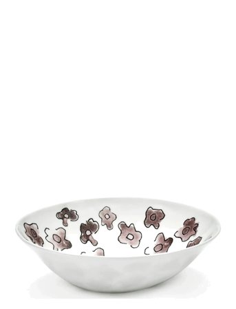 Serax Low Bowl S Dark Viola Mf Set/2 - White - 25 CL