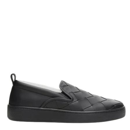 Bottega Veneta Vintage Pre-owned Leather sneakers , Zwart , Heren , Maat: ONE Size