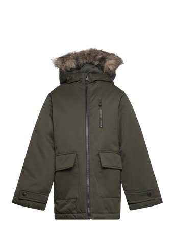Jack & Jones | Jjcharlie Detachable Faux Fur Park Jnr | 140