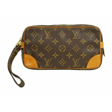 Louis Vuitton Vintage Pre-owned Marly Dragonne Taske Brun, Dame Vintage Tasker, Størrelse: ONE Size