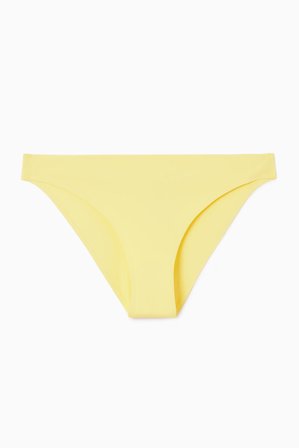 COS Women's Scuba Bikini Briefs in Yellow