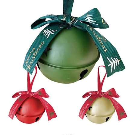 Jingle Bell Sløyfeknute Metall Dekorativt Anheng for Hengende Ornamenter Hjemmefester Dekorasjon Valentinsdagsutstyr