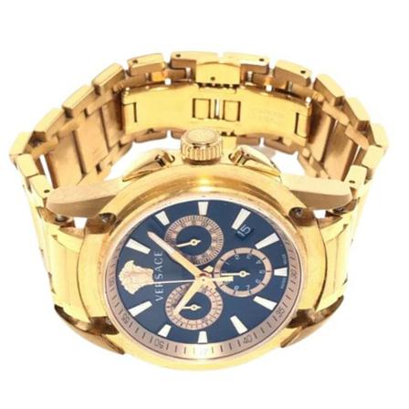 Versace Pre-owned, Pre-owned Stainless Steel watches Geel, Dames, Maat:ONE Size