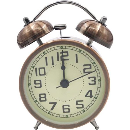 Retro vekkerklokke Kvartsvekkerklokke ved sengen