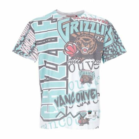 Mitchell & Ness, t-shirt Wit, Heren, Maat:S