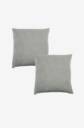 Redlunds - James Fodral 45x45 2-pakning - Grå - Pynteputer & putetrekk - 45X45 - Fra Homeroom