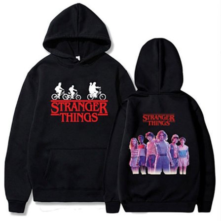 Stranger Things -huppari syksy/talvi musta musta 5XL musta 5XL musta 5XL