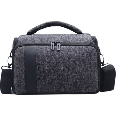 Kameraväska för SLR-kamera, Universal axelväska med regnskydd, DSLR-kameraväska - Grå
