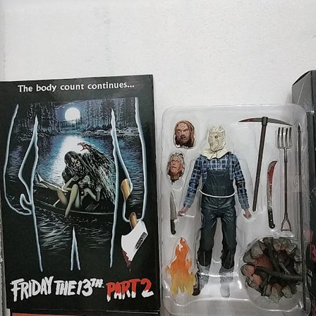 NECA Fredag den 13. Figur Legetøj Freddy Jason Voorhees Blod Action Figur Jason Samlermodel Jul Halloween Gave