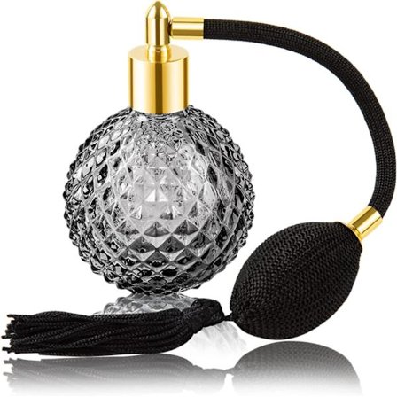 Vintage Parfyme Sprayflaske 100ml Vintage Gjenfyllbar Parfymeflaske med Lang Dusk