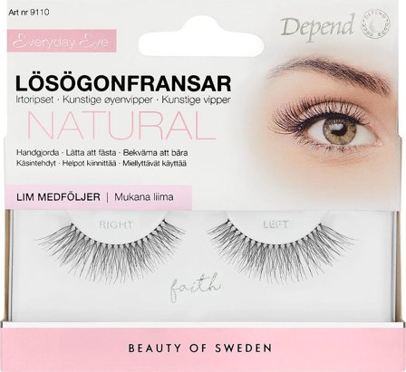 Depend Falske Øjenvipper Faith, Makeup, Øjenvipper, Kunstige Øjenvipper
