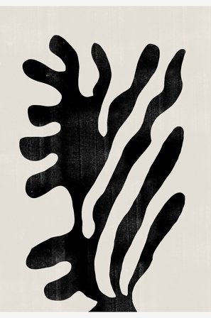 Pelcasa - Plakat Abstract Plant No1. - Beige - Posters - Fra Homeroom