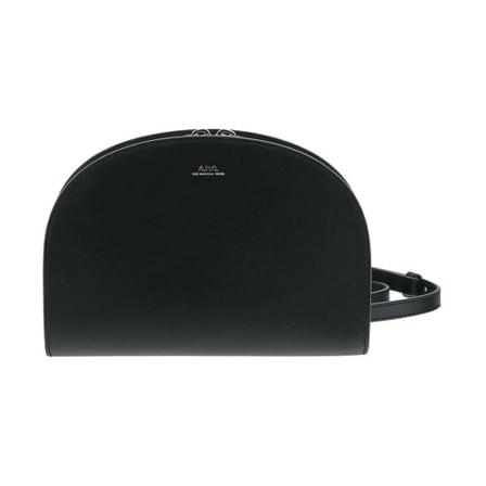 A.p.c., Demi-Lune Clutch Zwart, Dames, Maat:ONE Size