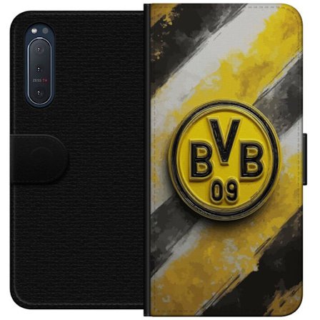 Yhteensopiva Lompakkokotelo Sony Sony Xperia 5 II Värikäs abstrakti palapelikuvio, joka symboloi yhteisöllisyyttä, monimuotoisuutta ja luovuutta m