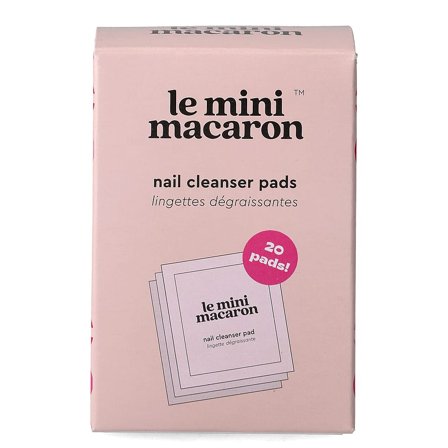 Le mini macaron Nail Cleanser Pads 20 stk., Makeup, Gelénegle, Primer Og Pre-cleanser