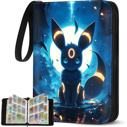 Samlekort Album, Handelskort, 900 Lommer (50 Sider), til Samling og Handel med Kort, til Børn