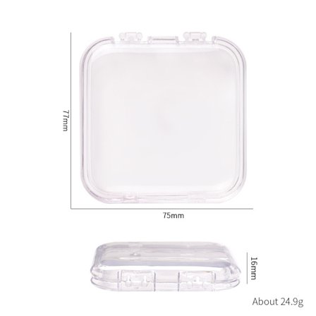 Akryl False Nail Opbevaringsæske Smykkegaveæske til DIY Press-o