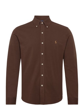Polo Ralph Lauren Featherweight Mesh Shirt - Brown - XXL