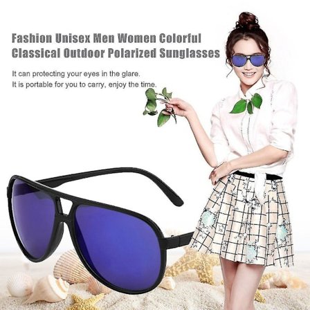 Police Herr Polariserande UV400 Solglasögon Aviator