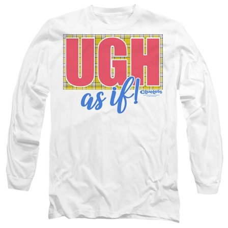 Clueless Unisex Vuxen Ugh As If T-Shirt XL Vit