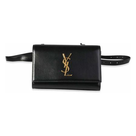 Saint Laurent Vintage, Pre-owned Belt Bags Zwart, Dames, Maat:ONE Size