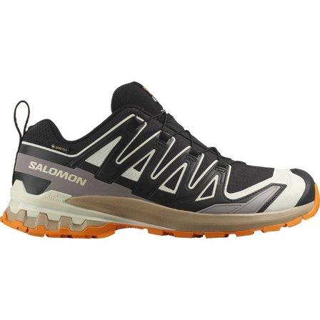 Salomon - Chaussures de trail running pour homme Xa Pro 3d V9 Gore-tex - Black / Vanilla Ice / Turmeric - 44⅔