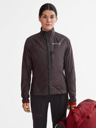 Klättermusen Ansur Windjacke Damen - Raven Burnt - Women's - L