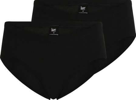 Laze Bambu Hipster 2-pak Sort 40, Tøj & Bolig, Dametrusser, Hipster Trusser