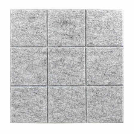 Oppslagstavle i filt grå