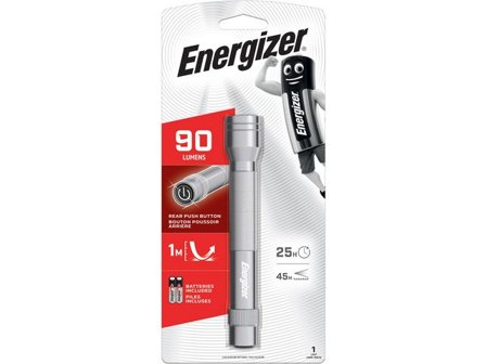 ENERGIZER Ficklampa Metall LED 2AA 90 lumen - Lyreco - Skyddsutrustning - Fick- och pannlampor - Ficklampor