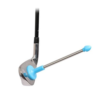 Blå træner golf magnetisk lie alignment swing træningshjælpemiddel