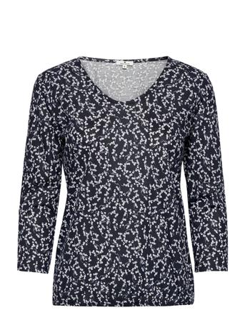 T-Shirt Blouse Blue Tom Tailor
