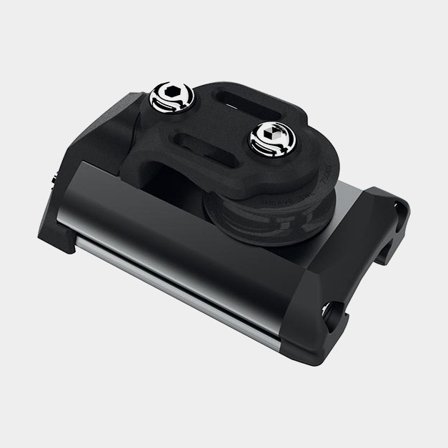 End stop Lewmar NTR, with sheave, size 1, black