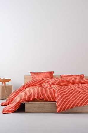 Jotex - Dekbedovertrek Organisch Tomaat Rood/roze Tomaat rood/roze - SIMA - Koop Dekbedovertrek bij Jotex