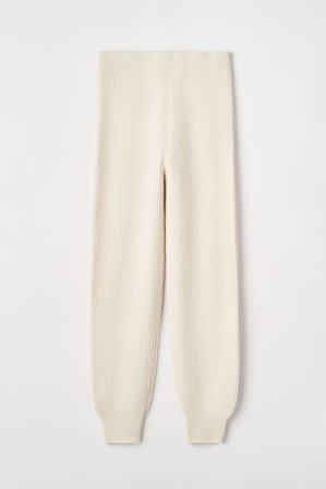 Soft Goat - Track Pants - Kashmirbyxor dam - S - Creme