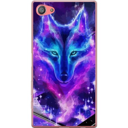 Mobilskal till Sony Xperia Z5 Compact med Neon Varg